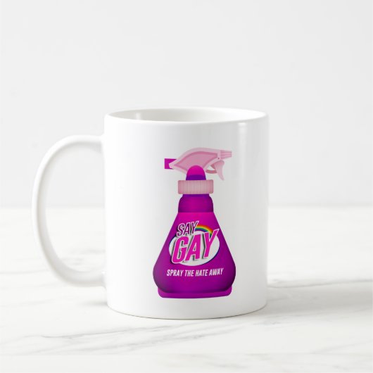 Sag Gay Spray Kaffeetasse (Links)
