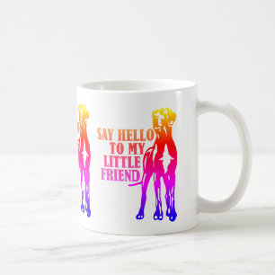 Sag Hallo zu meinem kleinen Freund Regenbogen Kaffeetasse