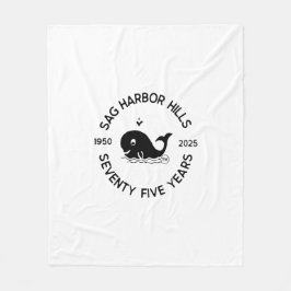 SAG HARBOR HILLS 75. FLEECE BLANKET
