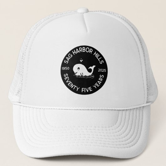 SAG HARBOR HILLS 75 TH TRUCKER CAP TRUCKERKAPPE (Vorderseite)
