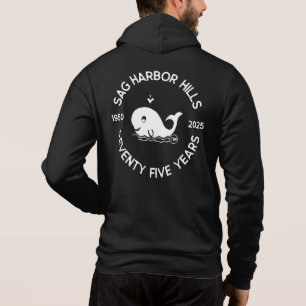 SAG HARBOR HILLS 75. ZIP FRONT HOODIE