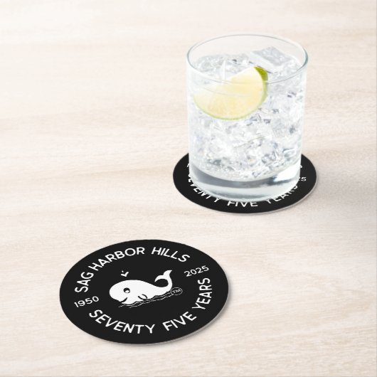 SAG HARBOR HILLS BEVERAGE COASTER RUNDER PAPPUNTERSETZER (Vor Ort)