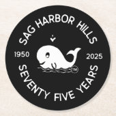 SAG HARBOR HILLS BEVERAGE COASTER RUNDER PAPPUNTERSETZER (Vorderseite)