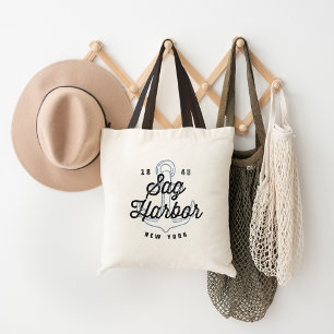 Sag Harbor New York Vintage-Logo Tragetasche