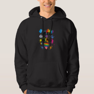 Sag Ja Zu Dem Chaos Lehrer Künstler Malerei Hoodie