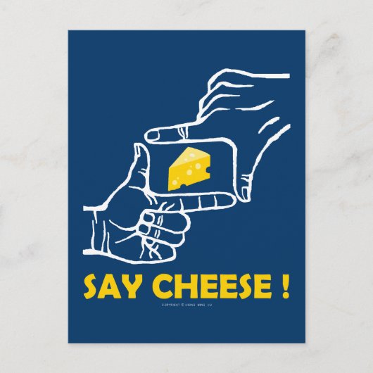 Sag Käse! Postkarte (Vorderseite)