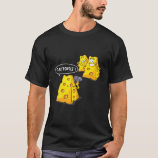 Sag Leute! Funny Cheese Fotograf Schweizer Liebhab T-Shirt