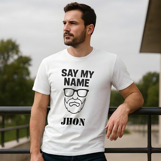 Sag meinen Namen - White Beard & Glasses TـShirt T-Shirt