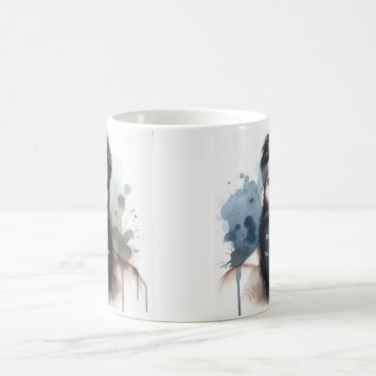 Sag mir, ich bin Hübsch Beard Coffee Tasse (Mittel)