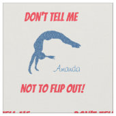 Sag mir nicht, dass ich nicht Gedreht werden soll! Stoff (Nahaufnahme)