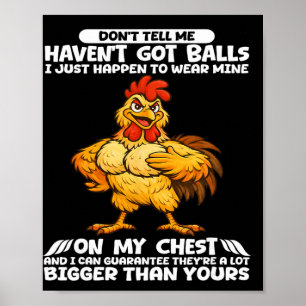 Sag mir nicht, ich hätte es nicht, ich trage es ei poster