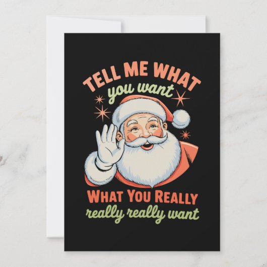 Sag mir, was du wirklich zu Weihnachten willst (Vorderseite)