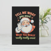 Sag mir, was du wirklich zu Weihnachten willst (Stehend Vorderseite)