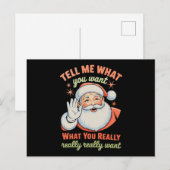 Sag mir, was du wirklich zu Weihnachten willst (Vorne/Hinten)