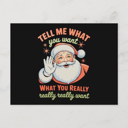 Sag mir, was du wirklich zu Weihnachten willst (Vorderseite)