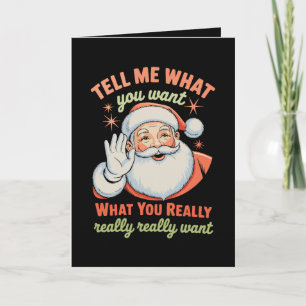 Sag mir, was du wirklich zu Weihnachten willst 