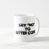 Sag "Nein" zu Bitterkaffee Kaffeetasse (VorderseiteRechts)