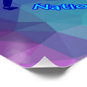 Sag NEIN zu Drogen - Sage JA zum Basketball! Poster (Ecke)