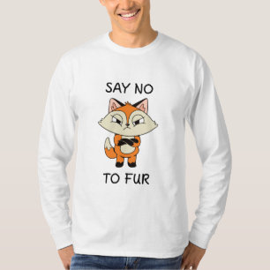 Sag nein zu Fur - Sad Fox T-Shirt