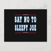 Sag nein zu schläfrigem Joch Postkarte (Vorderseite)