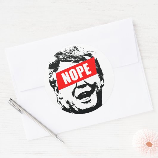 Sag "Nein" zu Trump Sticker (Umschlag)