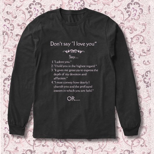 Sag nicht "Ich liebe dich" Tri-Blend Shirt