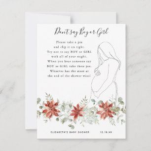 Sag nicht Junge oder Mädchen   Baby Showspiel