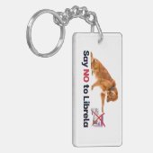 Sag NO zu Librela Schlüsselanhänger (Vorderseite links)