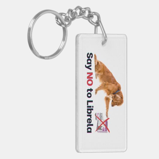 Sag NO zu Librela Schlüsselanhänger (Vorderseite links)