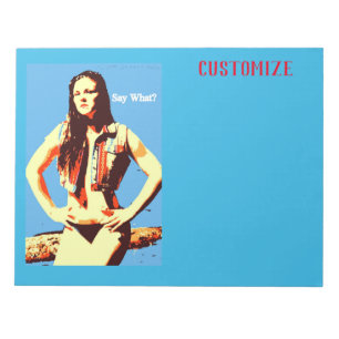 Sag was Bikini Girl Thunder_Cove Notizblock