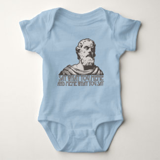 Sag, was du meinst und was du sagst baby strampler