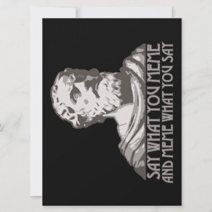 Sag, was du meinst und was du sagst karte