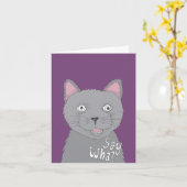 Sag was? Oder sag was?! Karte (Gelbe Blume)