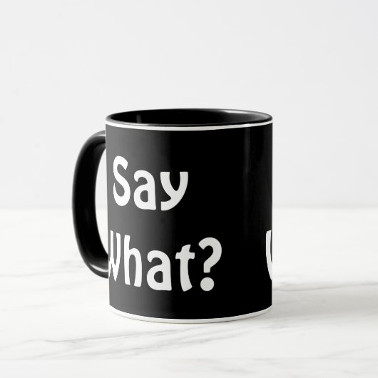 Sag was? tasse (Vorderseite Links)