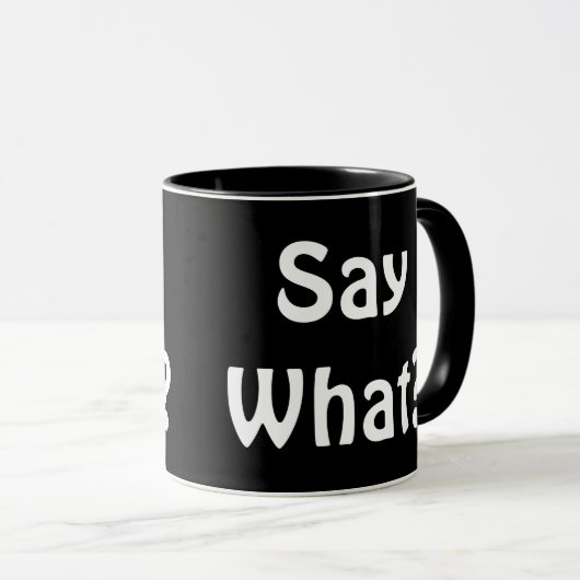 Sag was? tasse (VorderseiteRechts)