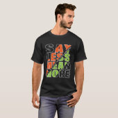 SAG WENIGER, MEIN MEHR Basic Dark T-Shirt (Vorne ganz)