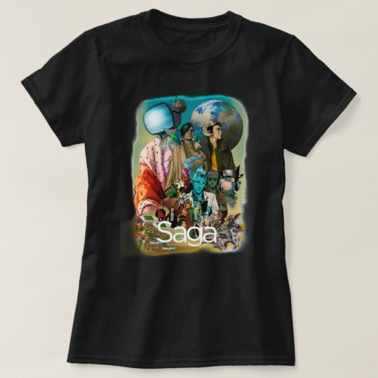 Saga Comic Characters geek Classic T-Shirt (Design vorne)