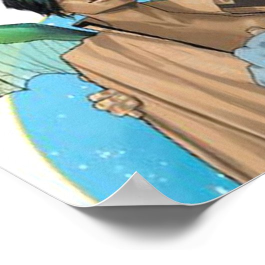 Saga Comic Poster (Ecke)