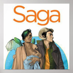 Saga-Comic Poster