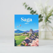 Saga Japan Postkarte (Stehend Vorderseite)
