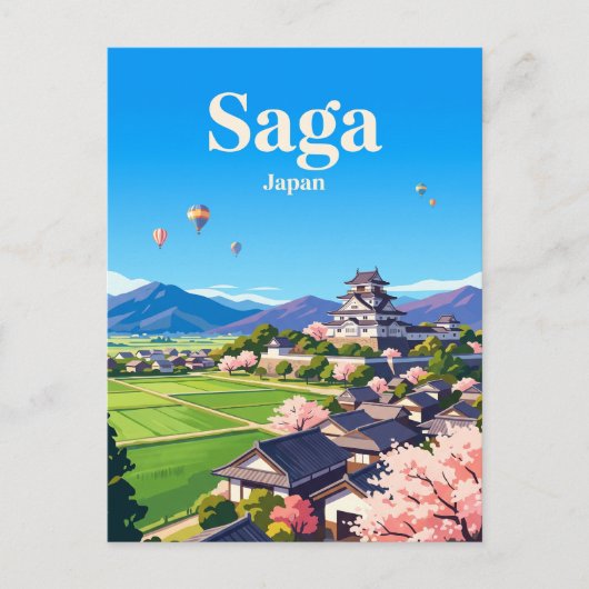 Saga Japan Postkarte (Vorderseite)