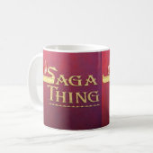 Saga-Sache-Logo Kaffeetasse (Vorderseite Links)