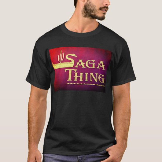 Saga-Sache-Logo T-Shirt (Vorderseite)