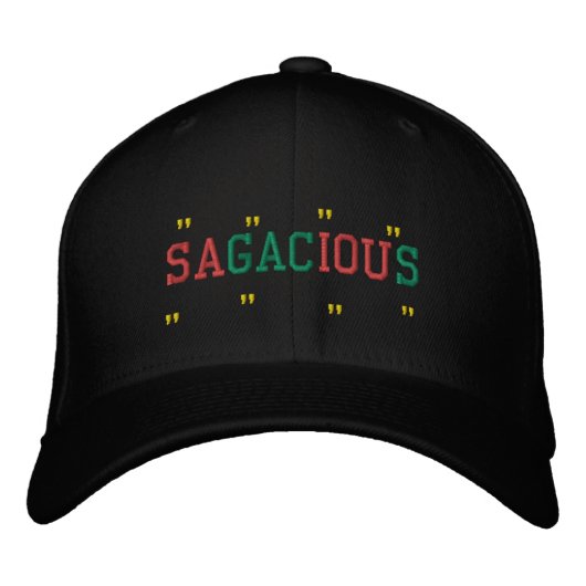 SAGACIOUS BESTICKTE BASEBALLKAPPE (Vorderseite)