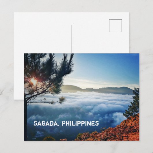 Sagada, Philippinen Postkarte (Vorne/Hinten)