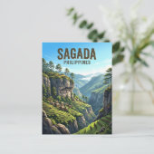 Sagada Philippinen Postkarte (Stehend Vorderseite)