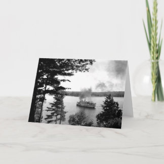 Sagamo auf dem Lake Rosseau PhotoCard Feiertagskarte
