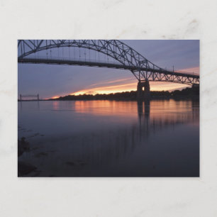Sagamor Brücke über den Cape Cod Kanal, 2 Postkarte