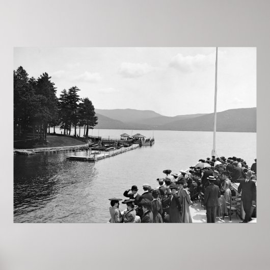 Sagamore Dock, George Lake: 1904 Poster (Vorne)