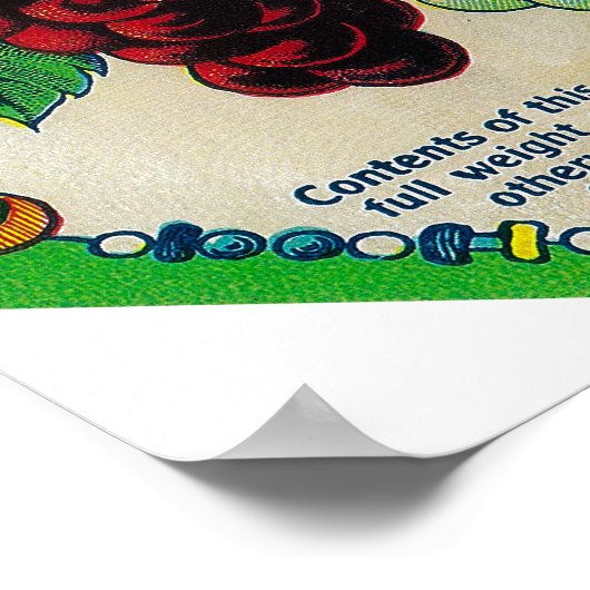 Sagamore Grape LabelHector, NY Poster (Ecke)